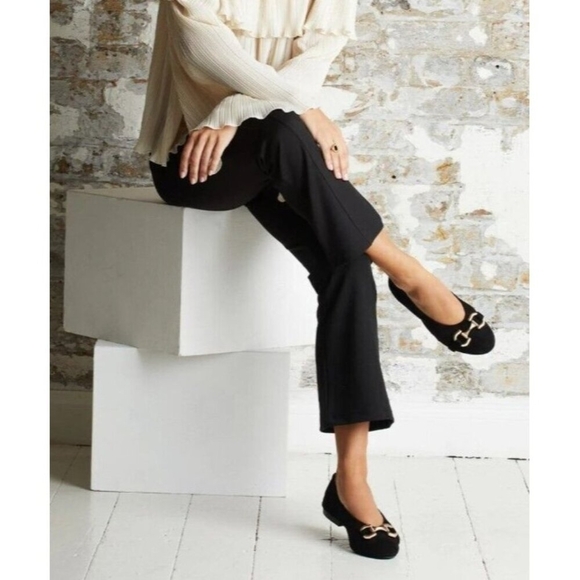 sole bliss loafers flats leather black womens Size EU 41/US 10.5 - Picture 1 of 14
